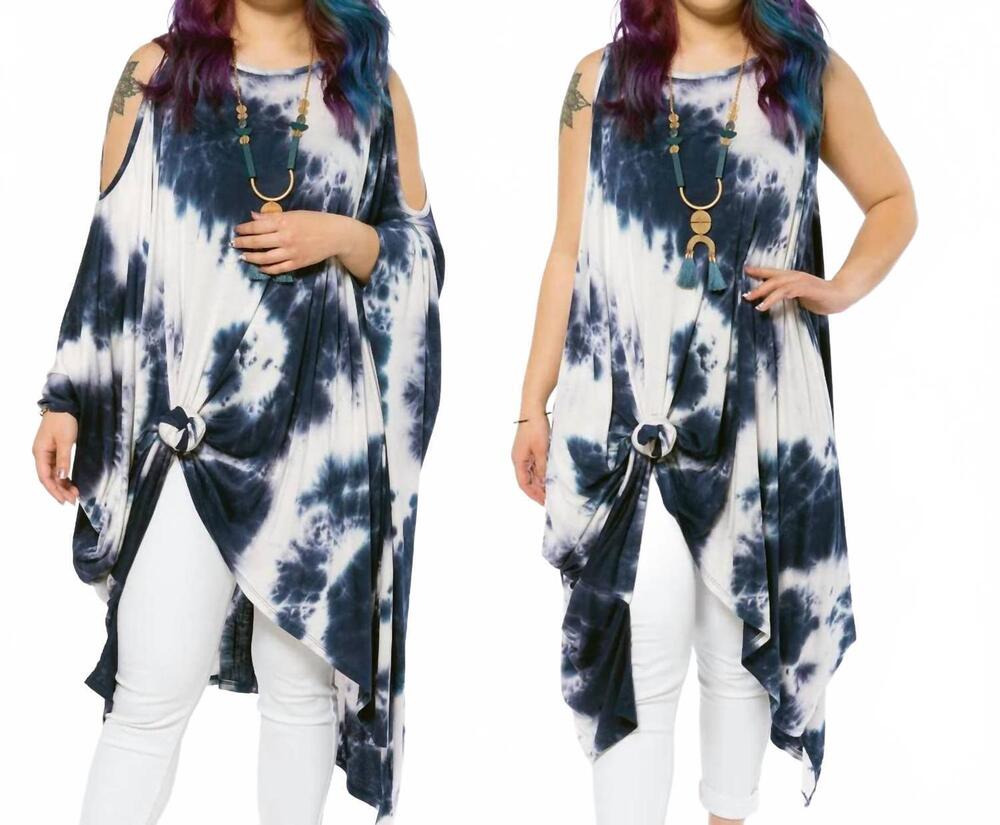 NEW SHAWL DAWLS convertible tunic shawl in storm